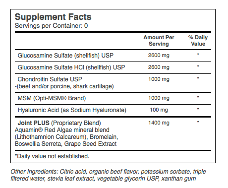 K9 GLOCOSAMINE ADVANCED