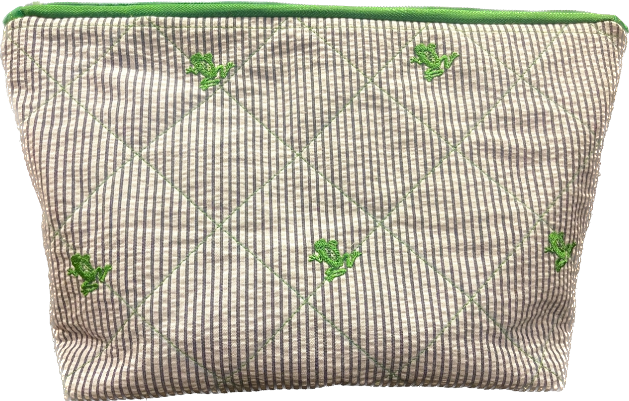 Seersucker Frog Bag BUDDHA DOG seersucker-frog-bag-buddha-dog