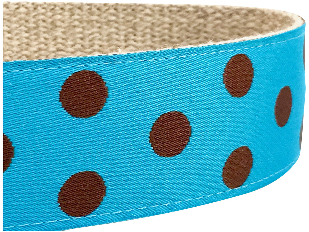 Dotty Turquoise/ Brown