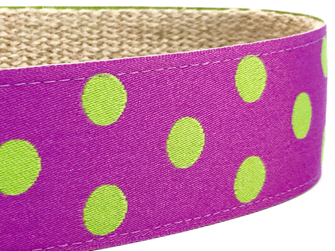 Dotty Purple/ Green Apple