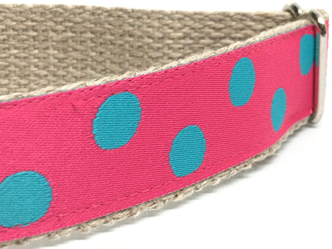 Dotty Pink/ Turquoise 1"