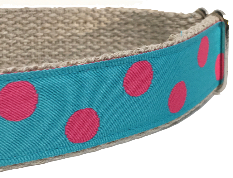 Dotty Turquoise/ Pink