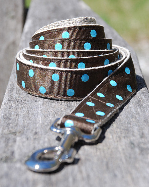 Dot Blue Leash